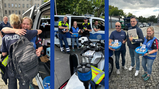 Premiere! Lara begleitet das DPolG Team das erste Mal während ihrer Mitgliedschaft in der Polizeigewerkschaft DPolG Berlin. Sie ist mit dabei an der Pankstraße, an der Kruppstraße und natürlich auf der Fanmeile vorm Reichstag und auf der Straße des 17. Juni.