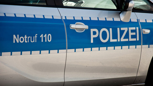 Polizeiauto von Seite