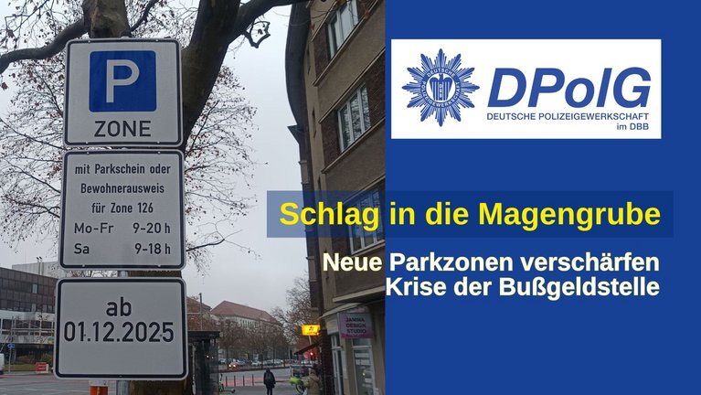 Neue Parkzonen wie hier in Berlin- Charlottenburg, verschärfen Krise der Berliner Bußgeldstelle  - 