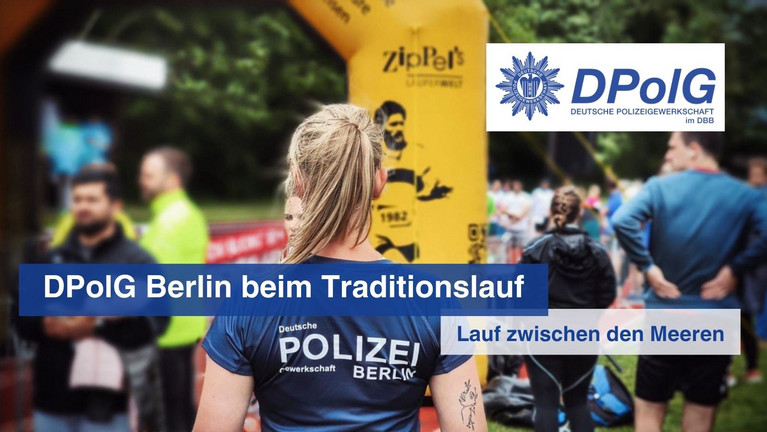 Wir lieben Sport! Die Teams DPolG Berlin nehmen im Juni 2024 erneut am Lauf zwischen den Meeren teil. 