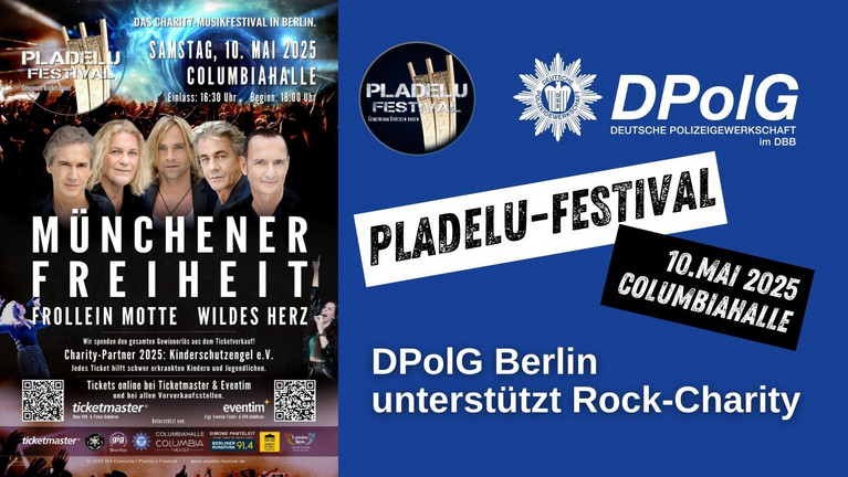 PladeLu-Festival - Wenn Berliner Polizisten für kranke Kinder rocken