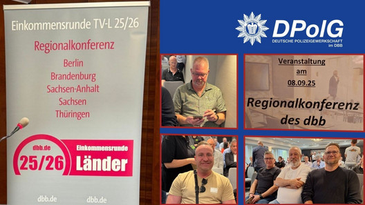 aufnahmen aus dem Sitzungssaal im Parkhotel Seaside in Leipzig. Dort findet die erste Regionalkonferenz Ost des dbb statt. Aus Berlin nehmen die Mitglieder der Landesttarifkommission teil, sowie der Landestarifbeauftragte und sein Stellvertreter. Sie sitzen bereits im Saal und beschäftigen sich noch mal mit den Nachrichten auf ihren Mobiltelefonen.