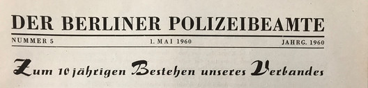 70 Jahre DPolG Berlin