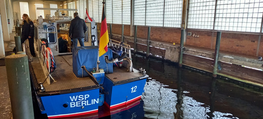 Das Streifenboot WSP 12 ist über 50 Jahre alt, aber in einem tip-top Zustand